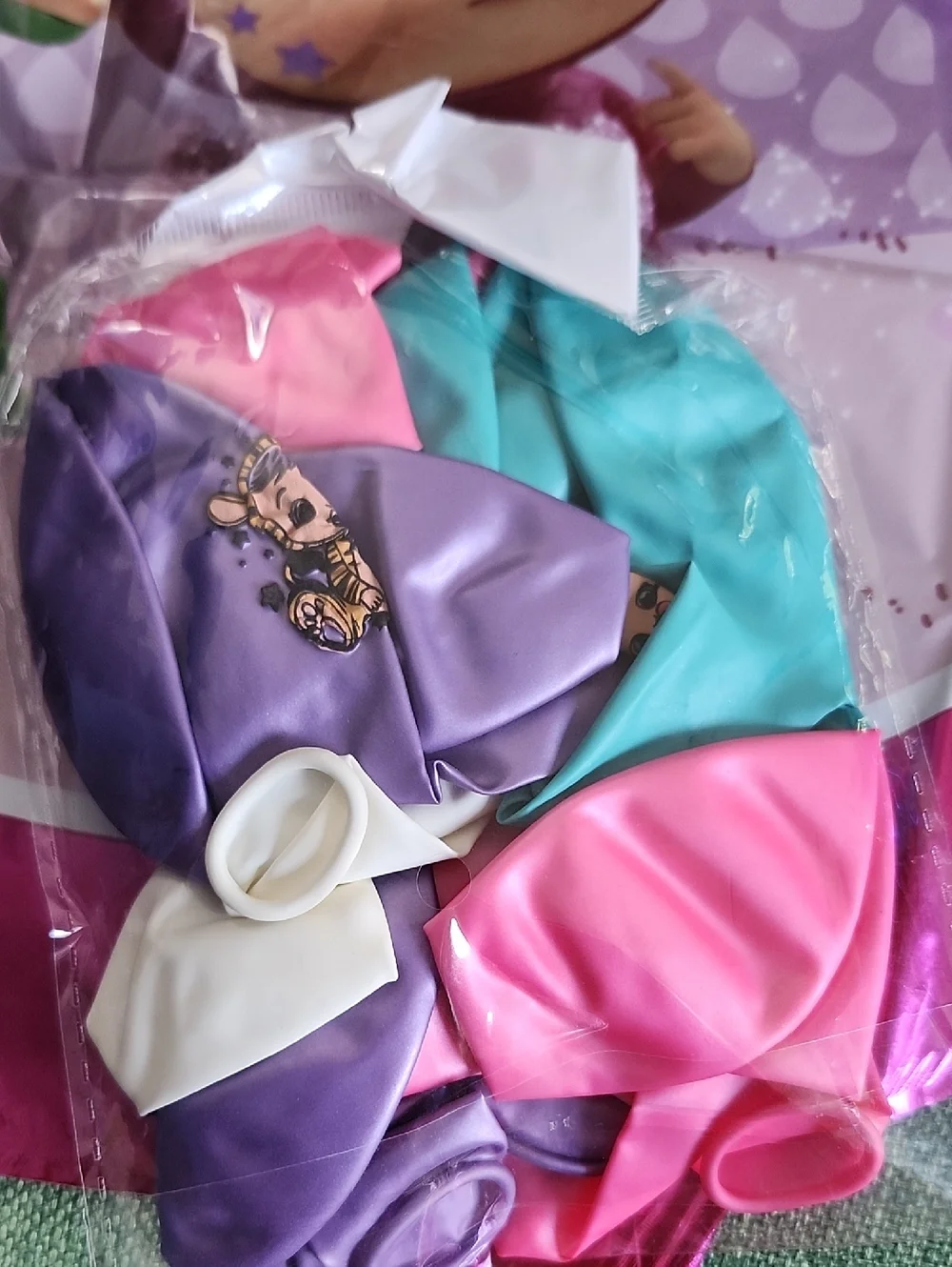Cry Babies Themed Party Decoration Bundle - Pink, Purple, Blue